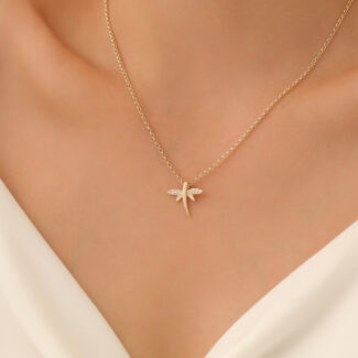 Taşlı Yusufçuk Kolye